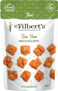 MR FILBERT'S Tom Yum Mochi Rice Bites 150g