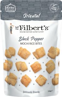 MR FILBERT'S Black Pepper Mochi Rice Bites 150g