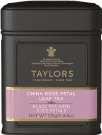 TAYLORS OF HARROGATE China Rose Petal Leaf Tea - Caddy 125g