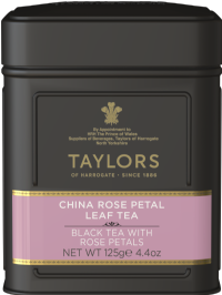 TAYLORS OF HARROGATE China Rose Petal Leaf Tea - Caddy 125g
