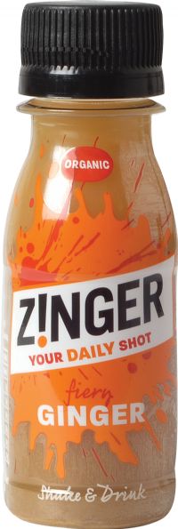 JAMES WHITE Zinger Organic Fiery Ginger Shot 70ml