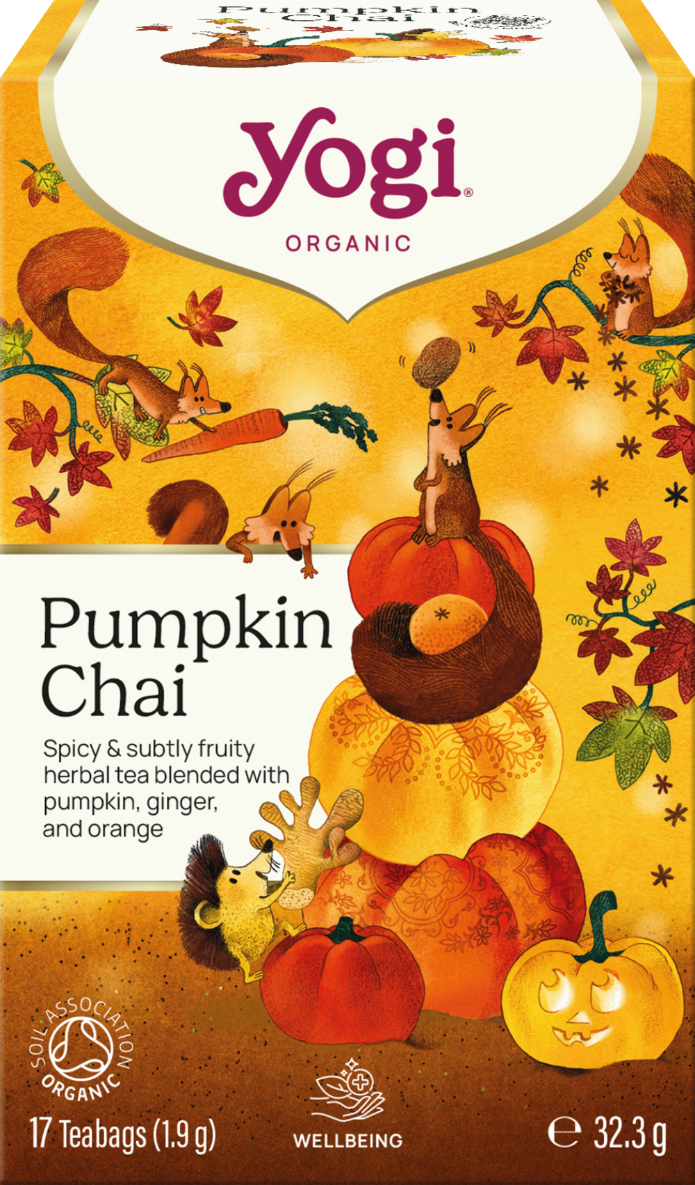 YOGI Pumpkin Chai - 17 Teabags 32.3g