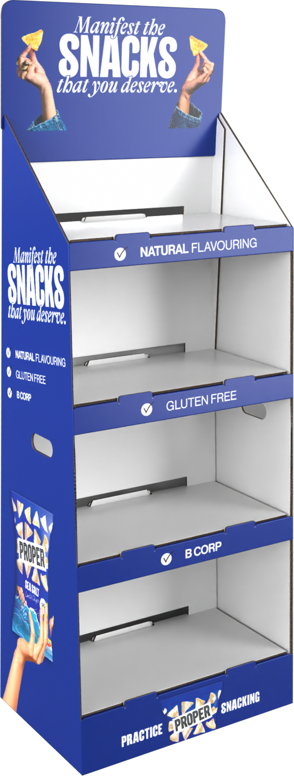 PROPER Floor Standing Display Unit