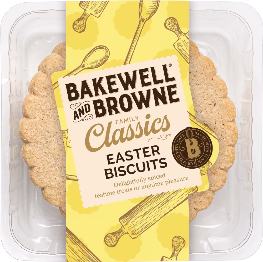 BAKEWELL AND BROWNE Easter Biscuits 150g