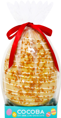 COCOBA Golden Caramel Easter Egg 250g