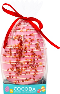 COCOBA Strawberries & Cream Easter Egg 250g