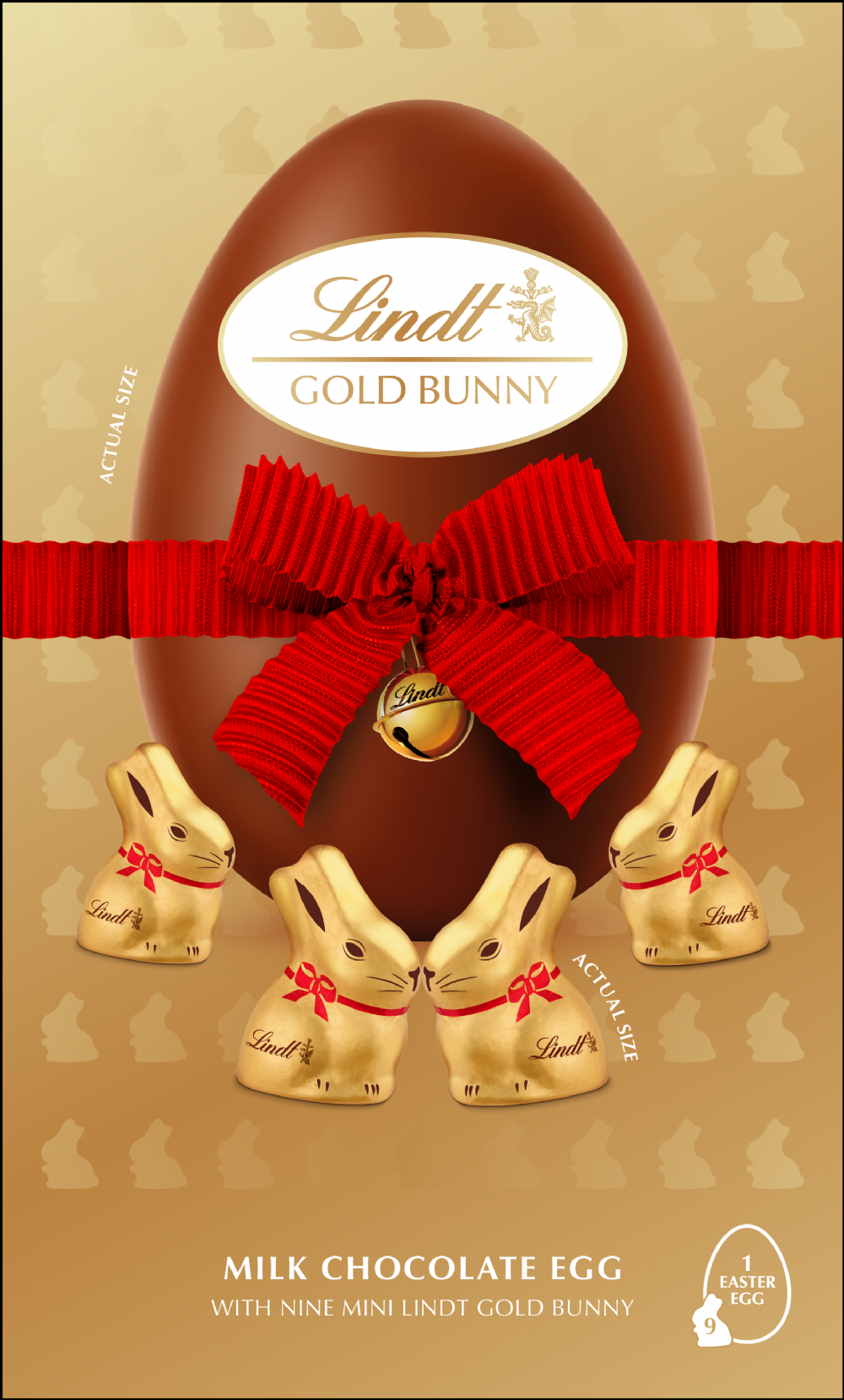 Lindt Gold Bunny Egg - Milk Chocolate 250g