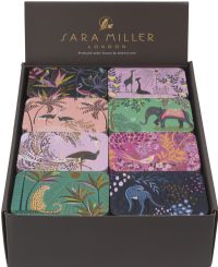 TIN TREATS Sara Miller Assorted Chelsea Pocket Tins with Mint Imperials 100g