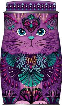 MONTY BOJANGLES Choccy Scoffy Truffles in Violet Rebel Cat Tin 135g