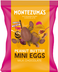 MONTEZUMA'S Peanut Butter Mini Eggs - Milk Chocolate 120g