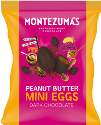 MONTEZUMA'S Peanut Butter Mini Eggs - Dark Chocolate 120g