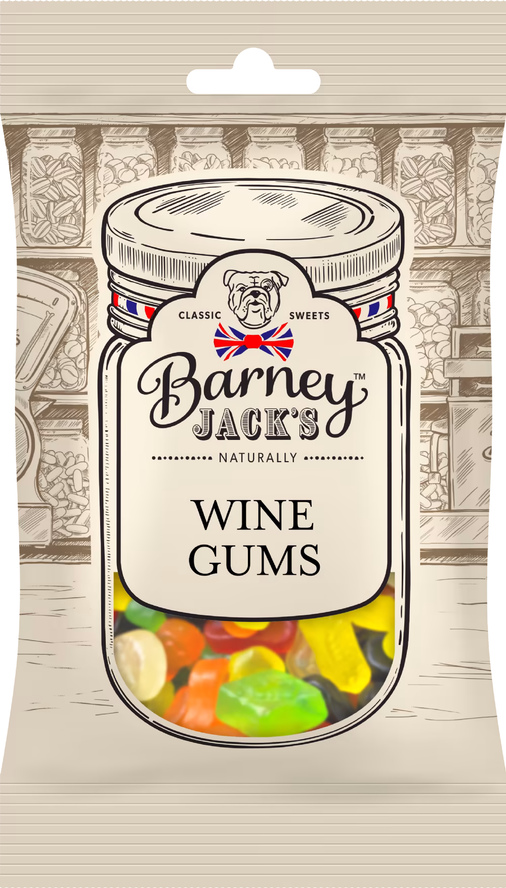 BARNEY JACK'S Wine Gums 160g