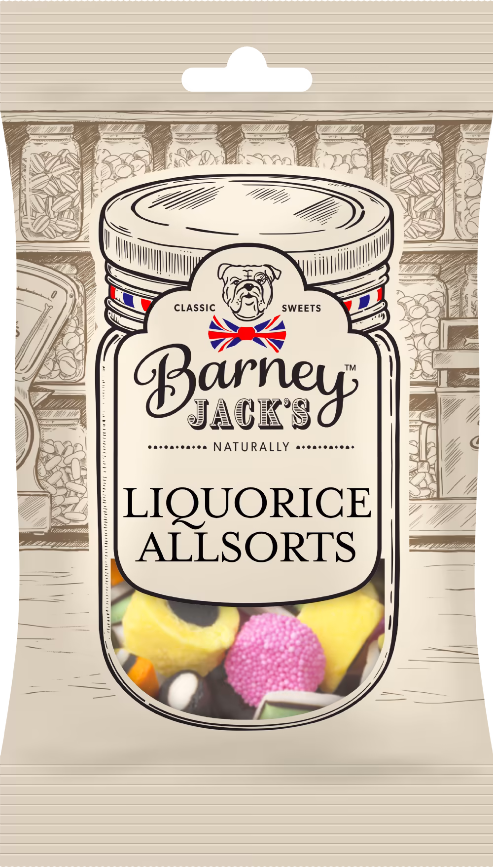 BARNEY JACK'S Liquorice Allsorts 180g