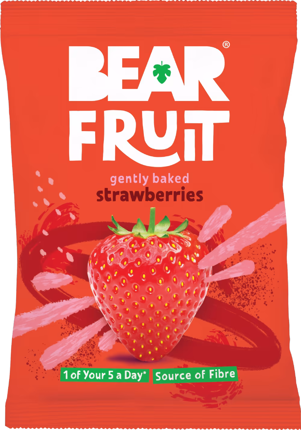BEAR Fruit - Gently Baked Strawberries 35g