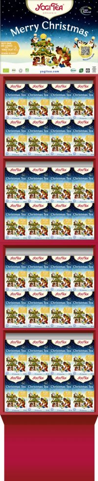 YOGI TEA Christmas Tea 17 Teabags - Filled Display Stand 35.7g