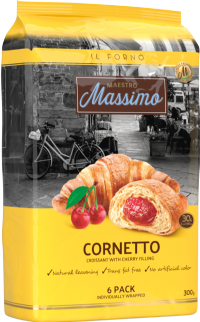 MAESTRO MASSIMO Cornetto Cherry Croissant - 6 Pack 300g