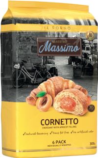 MAESTRO MASSIMO Cornetto Apricot Croissant - 6 Pack 300g