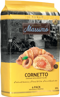 MAESTRO MASSIMO Cornetto Apricot Croissant - 6 Pack 300g