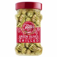 POLLI Grilled Green Olives in Oil 190g