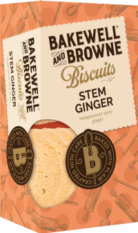 BAKEWELL AND BROWNE Stem Ginger Biscuits 150g