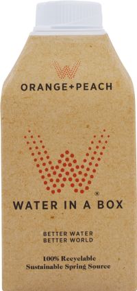 WATER IN A BOX Orange and Peach Spring Water 500ml