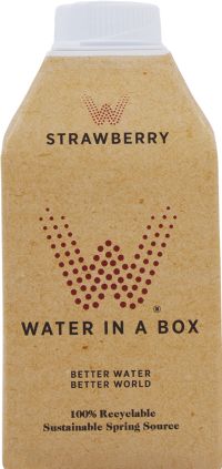 WATER IN A BOX Strawberry Spring Water 500ml
