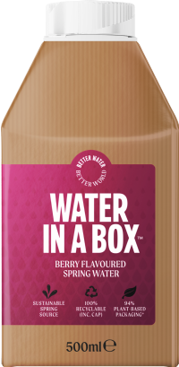 WATER IN A BOX Strawberry Spring Water 500ml