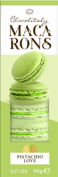 CHOCOLITALY Macarons - Pistachio Love 90g
