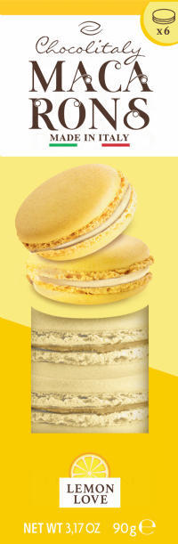 CHOCOLITALY Macarons - Lemon Love 90g