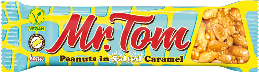 Hosta Mr Tom Peanuts in Salted Caramel Bar 40g