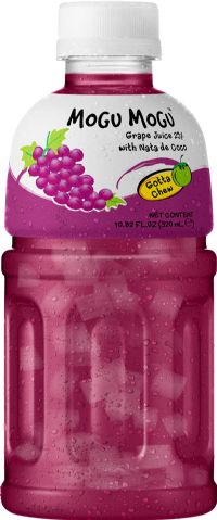 MOGU MOGU Grape Flavoured Drink with Nata de Coco 320ml