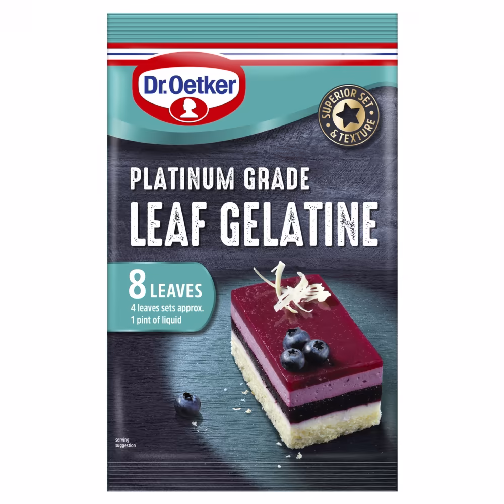 DR. OETKER Platinum Grade Leaf Gelatine 13g