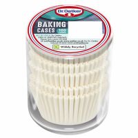 DR. OETKER Baking Cases - White 100's