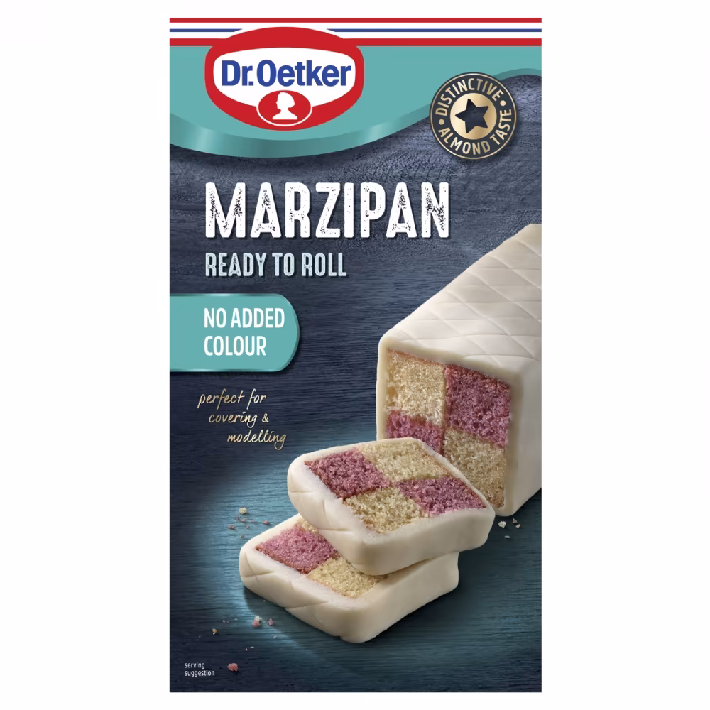 DR. OETKER Ready To Roll Marzipan - No Added Colour 454g