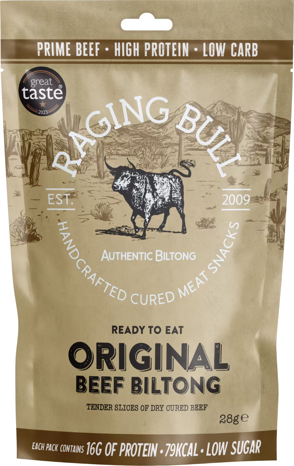 RAGING BULL Original Beef Biltong 28g