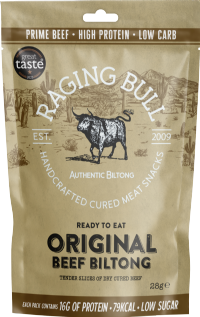 RAGING BULL Original Beef Biltong 28g