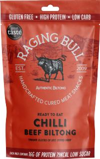 RAGING BULL Chilli Beef Biltong 28g