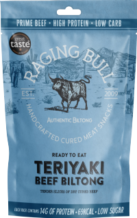 RAGING BULL Teriyaki Beef Biltong 28g