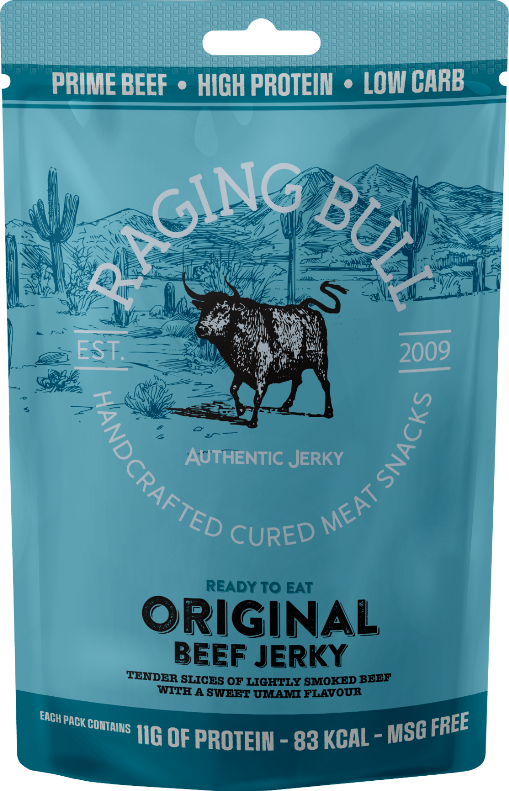 Raging Bull Original Beef Jerky 28g