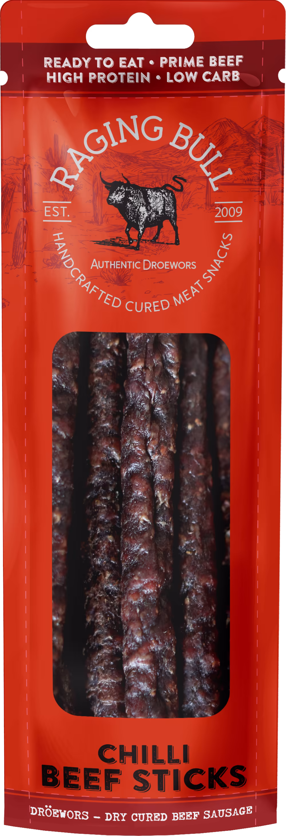 RAGING BULL Chilli Beef Sticks 40g