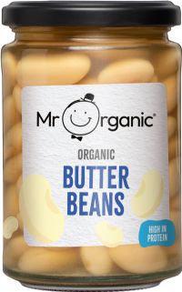 MR ORGANIC Organic Butter Beans 350g
