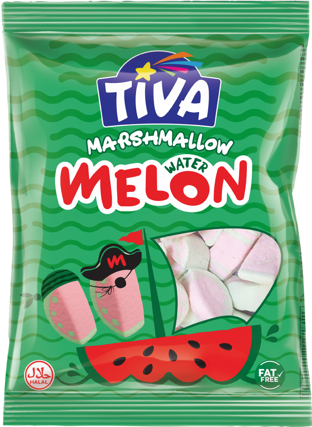 Tiva Watermelon Marshmallow 140g