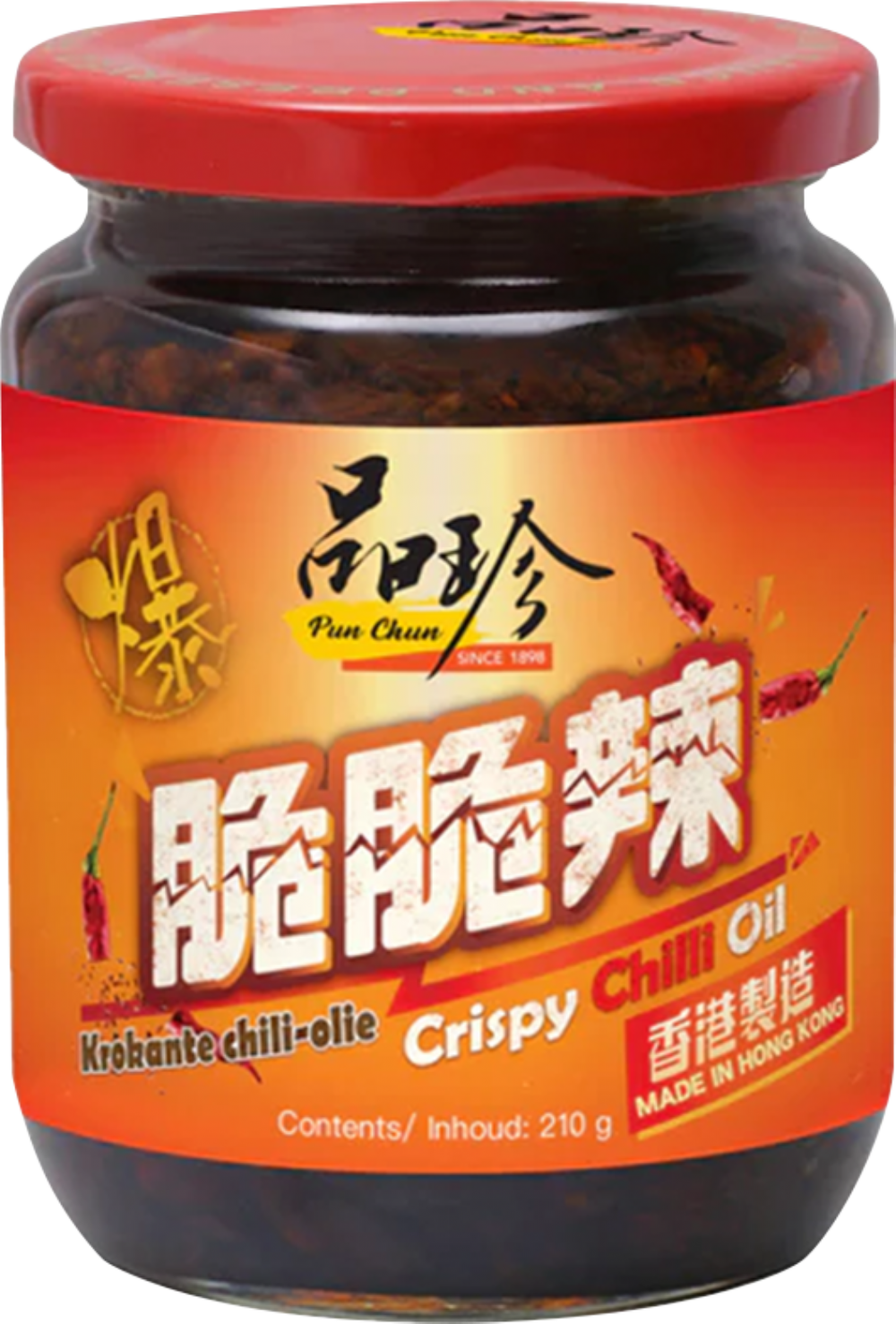 Pun Chun Crispy Chilli Oil 210g