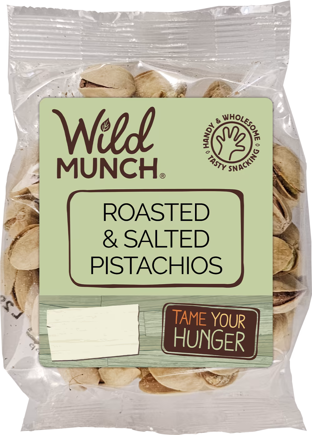 WILD MUNCH Roasted & Salted Pistachios 125g
