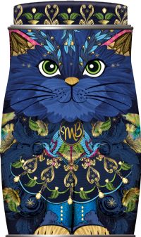 MONTY BOJANGLES Cocoa Nib Nights Vegan Truffles in Midnight Prince Cat Tin 135g