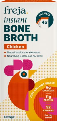 FREJA Instant Chicken Bone Broth - 4 Sachets 60g