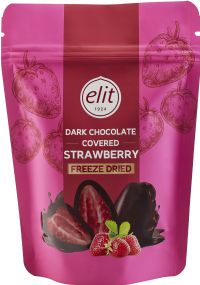 ELIT Dark Chocolate Covered Strawberry - Freeze Dried 80g