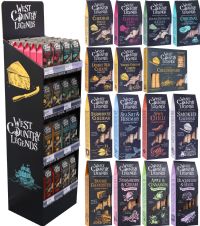 WEST COUNTRY LEGENDS Cardboard Display Unit with Stock to Fill
