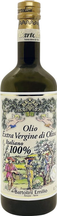 BARTOLINI 100% Italian Extra Virgin Olive Oil in Decorative Bottle 750ml