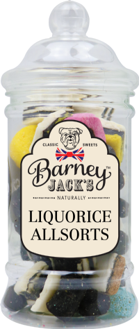 BARNEY JACK'S Liquorice Allsorts - Gift Jar 300g